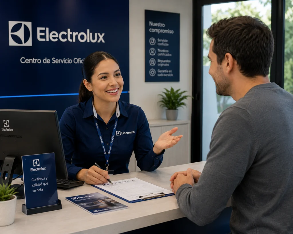 Atención en el centro de servicio técnico oficial Electrolux en Costa Rica