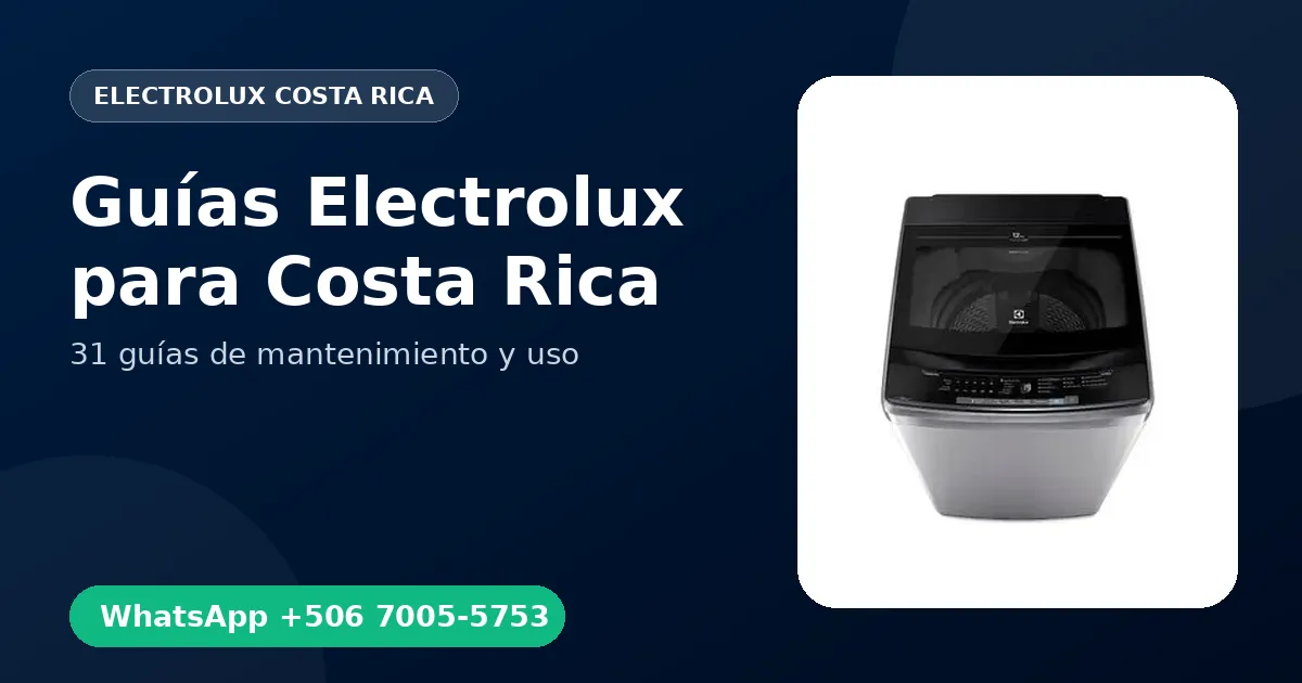 Guías Electrolux
