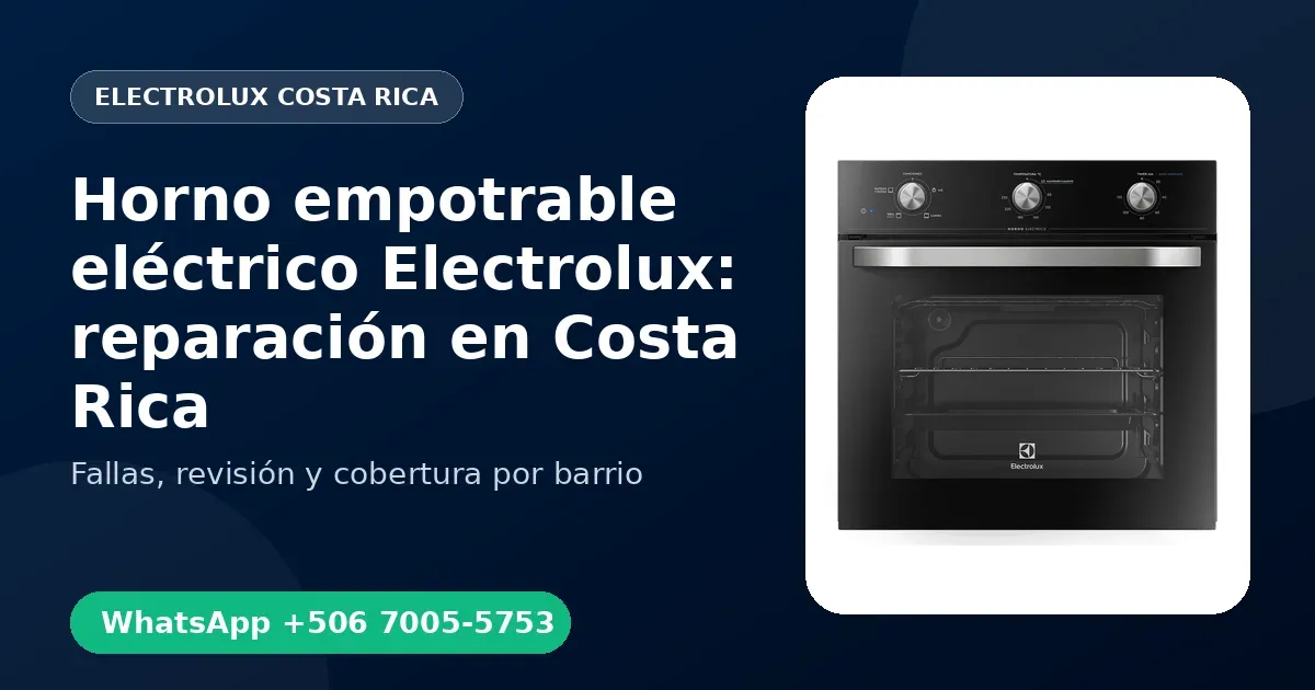 Horno empotrable eléctrico Electrolux en Alajuela