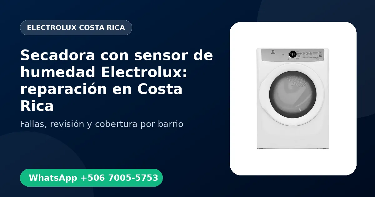 Secadora con sensor de humedad Electrolux en Barva